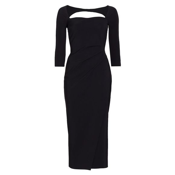 Nwt Chiara Boni La Petite Robe Tehuel Cut-Out Midi-Dress $845